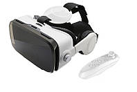 Окуляри віртуальної реальності VR BOX Z4 з навушниками і пультом, фото 1