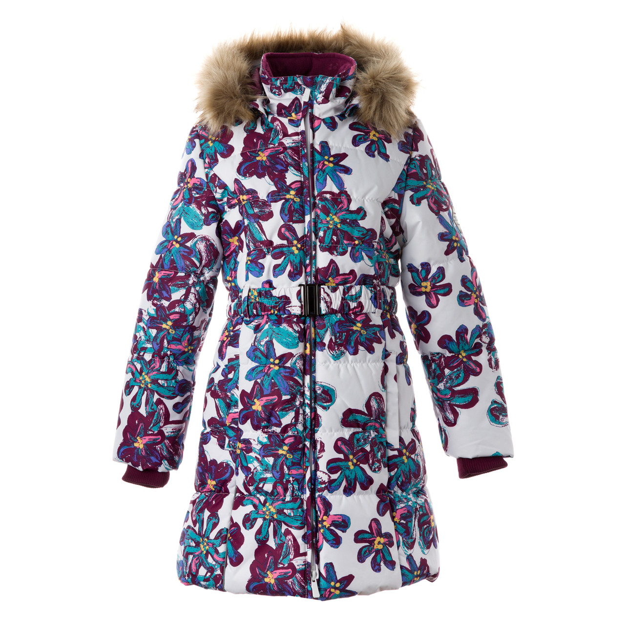 Зимове термо пальто для дівчинки 6-9 років р. 116-134 YACARANDA ТМ HUPPA 12030030-14420