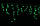 Бахрома с мерцанием Holiday ICICLE FLASH 90LED 2*0,5 зеленая (черн. кабель), фото 4
