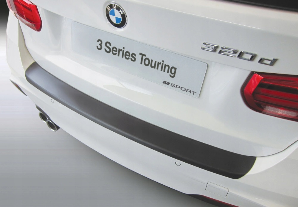 Пластиковая защитная накладка на задний бампер для BMW 3-series F31 Touring M-pack 2012-2019, фото 2