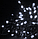 Світлодіодна гірлянда з мерехтінням HOLIDAY STRING FLASH 200led 10m біла (бел./черн. кабель), фото 2