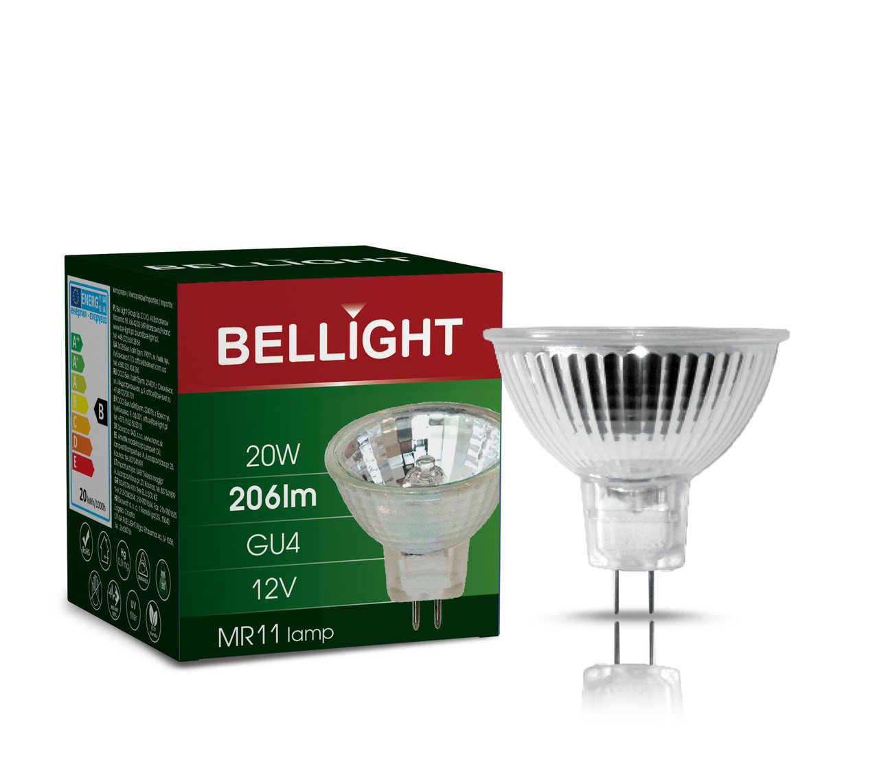 Галогенна лампа MR11 12V 20W clear, ціна 14 грн - Prom.ua (ID#1507600036)