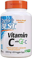 Витамин С, Vitamin C with Q-C 500 mg, Doctors Best, 120 капсул