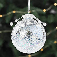 Набор стеклянных шаров на елку Lefard 6 шт 8 см 16017-064