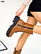 40 розмір Жіночі коричневі черевики натуральна шкіра Зима, фото 7