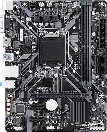 Материнская плата Gigabyte H310M H 1.1 (s1151, Intel H370, PCI-Ex16), фото 2