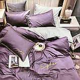 Сатиновое постельное белье высокого качества Двуспальный размер 180*220 см, фото 2