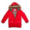 Зимова куртка парка дитяча, підліткова для хлопчиків 5-7,12-13 років VESPER 4 бірюзова ТМ HUPPAа, фото 10