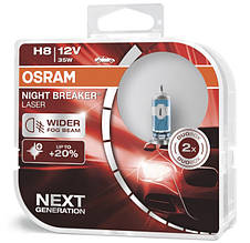 Автомобільні галогенні лампи "OSRAM" (H8)(Night Breaker Lazer)(Next Generation)