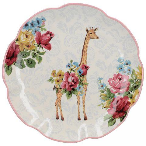 Тарелка десертная  Katie Alice Blooming Fancy Giraffe 20,5см (KA5227133)