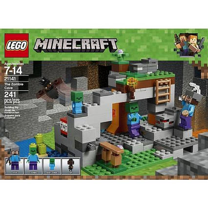 Конструктор LEGO Minecraft Печера зомбі (21141)