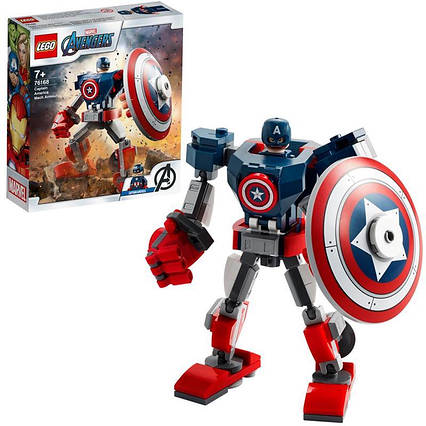 Конструктор LEGO Super Heroes Робоброня Капитана Америки (76168)