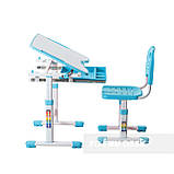 Комплект парта и стул-трансформеры FunDesk Sole Blue, фото 5