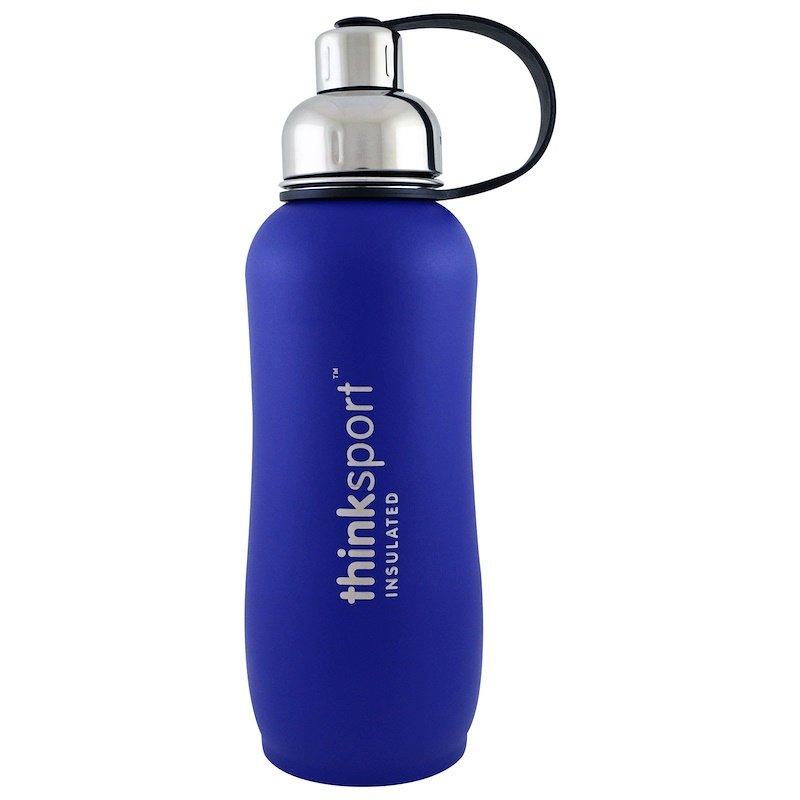 

Think, Thinksport, герметичная бутылка для спортсменов, синяя, бутылка термос (750 мл)