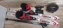 Комплект HEAD лыжи 149 см, сапоги 26.5 см - размер 41, шлем, палки, очки домовичок техно, фото 3