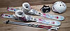 Комплект VOLKL лыжи 110 см, сапоги 21.5 см - размер 33, шлем, палки, очки домовичок техно, фото 5