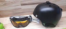 Комплект ELAN лыжи 125 см, сапоги 24 см - размер 37.5, шлем, палки, очки домовичок техно, фото 2