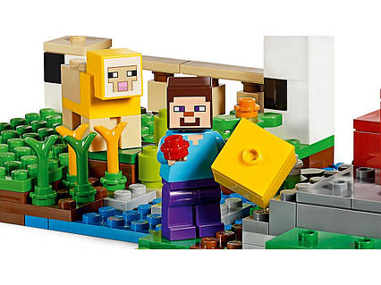 Конструктор LEGO Minecraft Ферма вовни (21153)