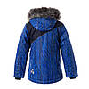 Зимняя термо куртка детская для мальчиков 6-13 лет 116-158 NORTONY 1 темно - синяя ТМ HUPPA, фото 5