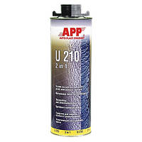 Антигравийное покрытие кузова и жидкая уплотнительная масса (герметик) APP-U210 "2 в 1"  Белый, 1л, фото 1