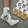 Шкарпетки дитячі демісезонні короткі 20-22р стильний фламінго білі 30032886, фото 2