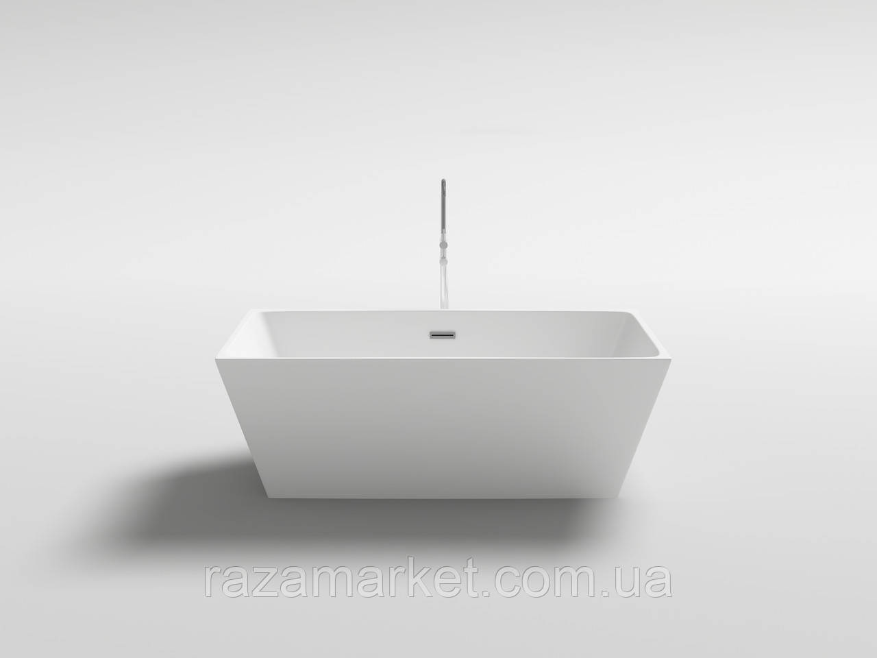 

Ванна отдельностоящая BRONE White Mone акриловая 160*80*58cm, Белый