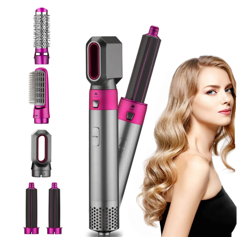 

Стайлер 5в1 Hot Air Styler для всех типов волос фен укладка волос гофре щипцы для волос плойка для локонов