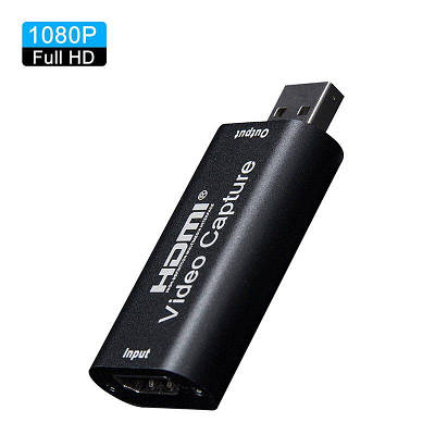 Плата відеозахоплення HDMI USB, для запису відео ігор і живого потокового відео на ПК Protech HDMI-USB GRABBER