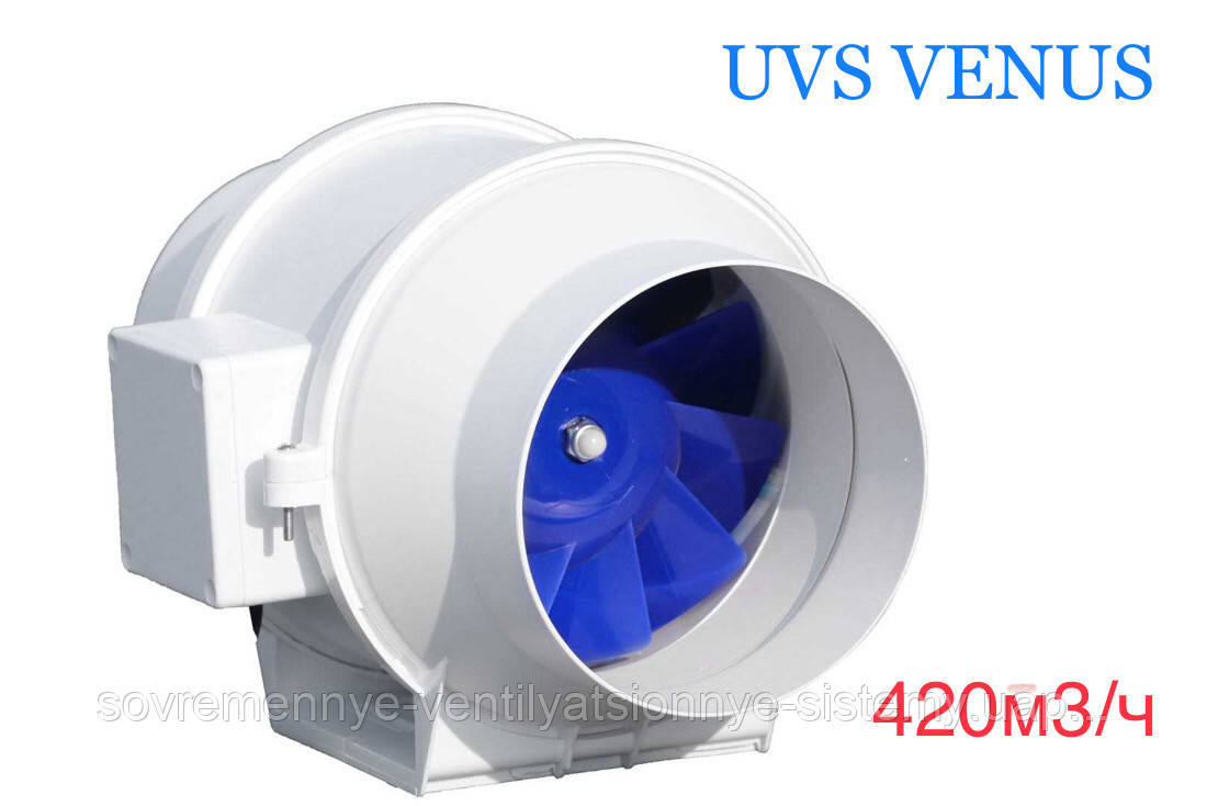 

Канальный вентилятор 125 мм UVS VENUS VKP eco 125 смешанного типа