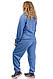 Спортивний костюм жіночий Lika великого розміру, брючний, тканина трехнитка петля, р 48,50,52,54 джинс, фото 3