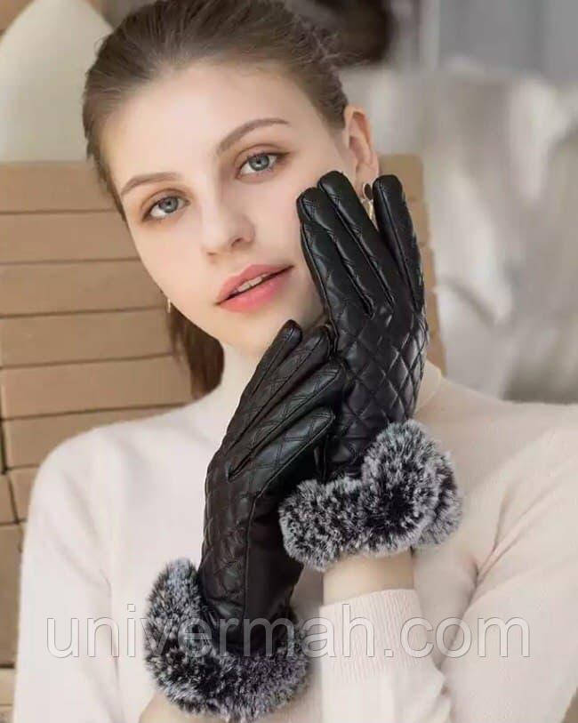 

Стильные зимние перчатки черного цвета для женщин,женские зимние перчатки,теплые перчатки женские, Черный