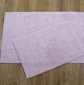 Набор ковриков Irya - Esta pembe розовый 40*60+55*85