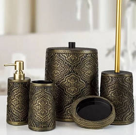 Комплект в ванную Irya - Lane bronz бронзовый (5 предметов)
