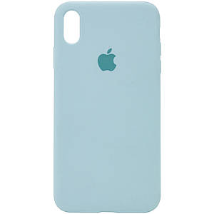 Чехол Silicone Case Full Protective (AA) для Apple iPhone XR (6.1") Бирюзовый / Turquoise