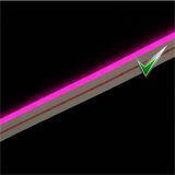 Стрічка світлодіодний неон 2835 120Led рожевий 12V