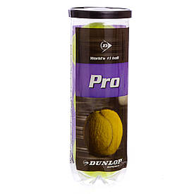 Мяч для большого тенниса DUNLOP PRO (3шт) BT-8380