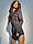 Коротке плаття піджак з довгим рукавом і обробкою з бахроми з страз (р. S, M) 66PL3116Е, фото 2
