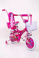 Детский двухколесный велосипед BEAUTY-12, 12 дюймов, малиновый