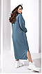 Сукня трикотажне жіноче вільний розміри: 48-66, фото 5