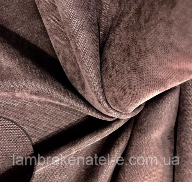 Ткань портьерная для штор светло коричневого цвета+тюль на заказ
