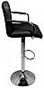 Стульчик для визажиста высокий барный стул для бровиста высокий стул для визажа черный  026, фото 3
