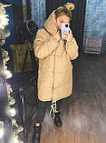 Куртка жіноча зефирка беж, фото 4