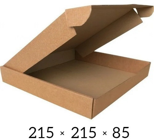 Самозбираюча картонна коробка - 215 × 215 × 85 на 1,4 кг