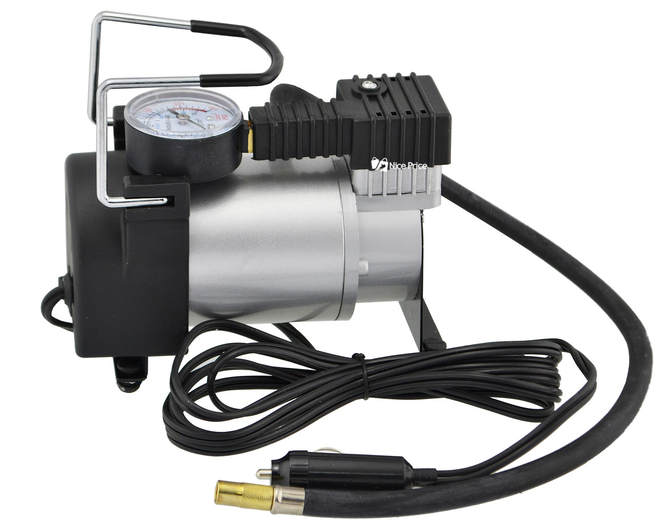 

Автомобильный компрессор Air Pump 100 PSI Silver (14075) 5B
