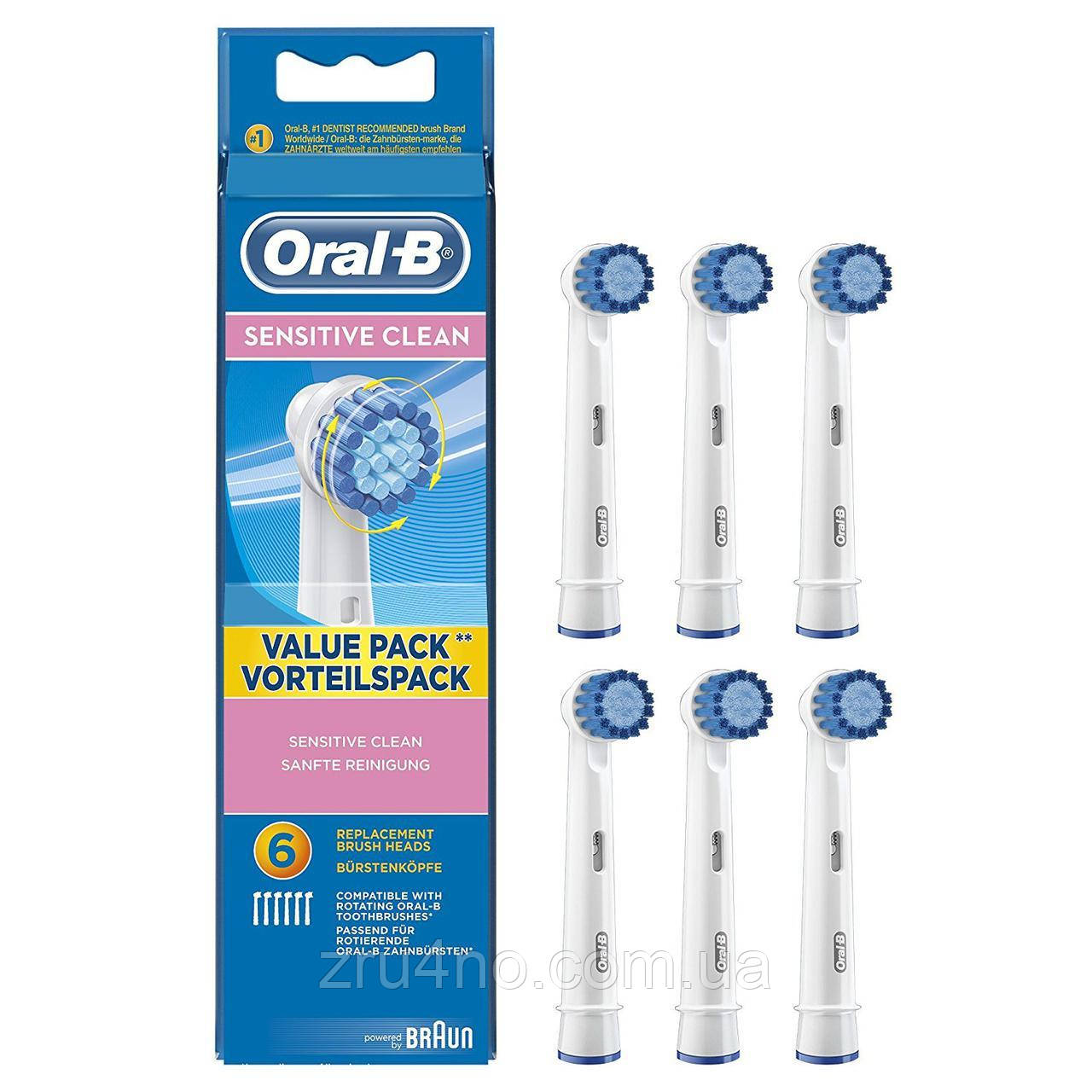 Насадки для зубної щітки ORAL-B Sensitive 6 шт.