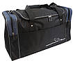 Дорожная сумка 60 л Wallaby 430-8 черная с серым, фото 3