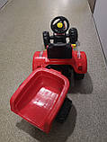 Дитячий педальний веломобіль трактор Venus 9079 з причепом, фото 10
