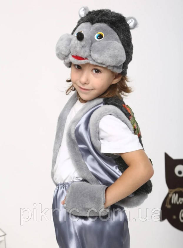 Дитячий костюм Їжачок 3,4,5,6,7 років Новорічний карнавальний костюм Їжак для дітей 342