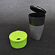 Набір склянок LIGHT MY FIRE Pack-up-Drink Kit (0.7/0.26/0.26 л), 3шт, зелений/чорний, фото 4