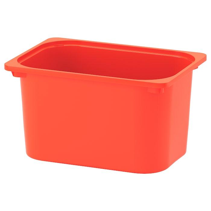 TROFAST ТРУФАСТ, Коробка для зберігання, помаранчевий 42x30x23 см